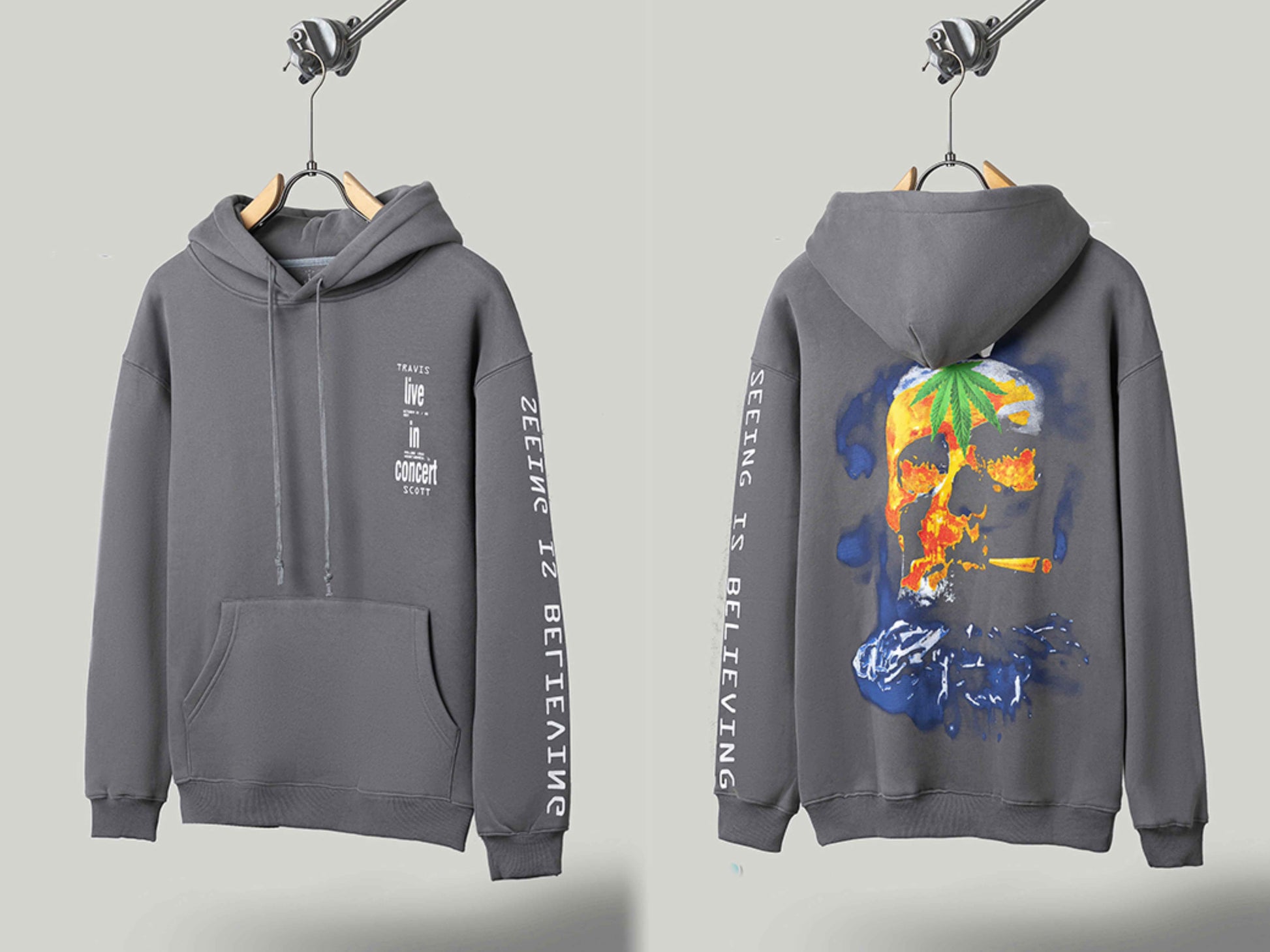 FW20 Travis Scott McDonald’s Hoodie - Apple Pie High Street Foam Print