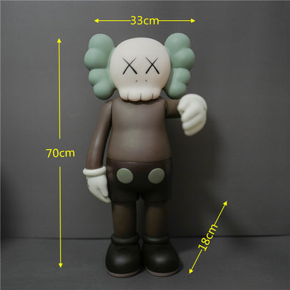 KAWS Figurine Collectible: Toy Handheld Ornament KAWS Covered Face Sesame Street