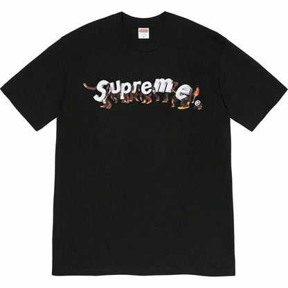 24SS Sup Short-Sleeve T-shirt Retro Unisex 280g Pure Cotton