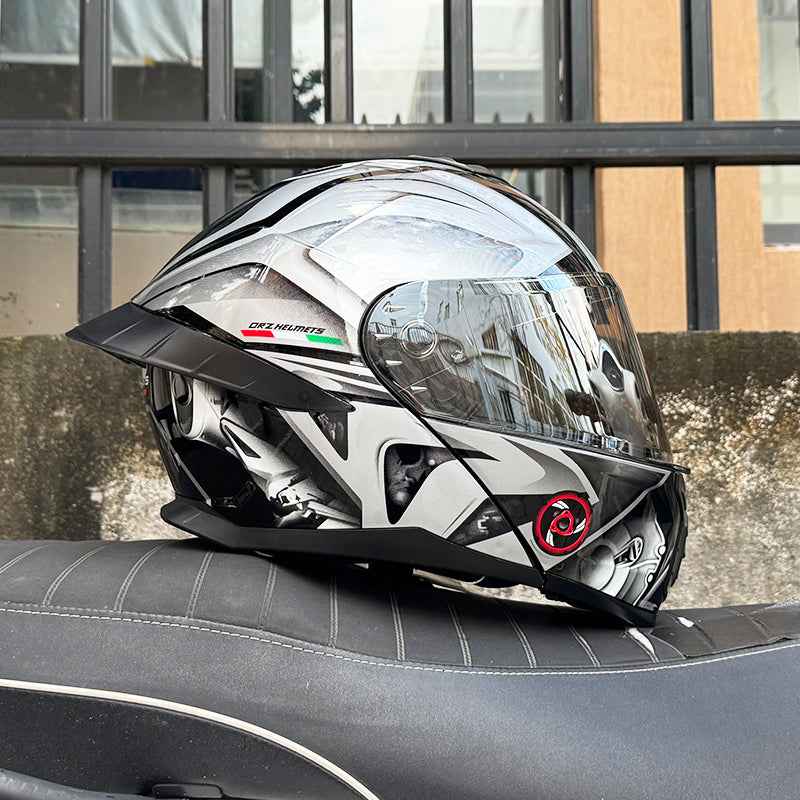 Ice Age 3C DOT Approve Full Face Dual Visors Unisex Bluetooth Motorcycle Helmet