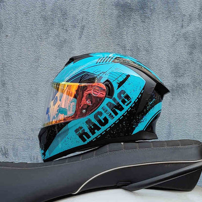 Soul Eater - 3C DOT Dual Visors Unisex LVS Bluetooth Full-Cover Motorcycle Helmet