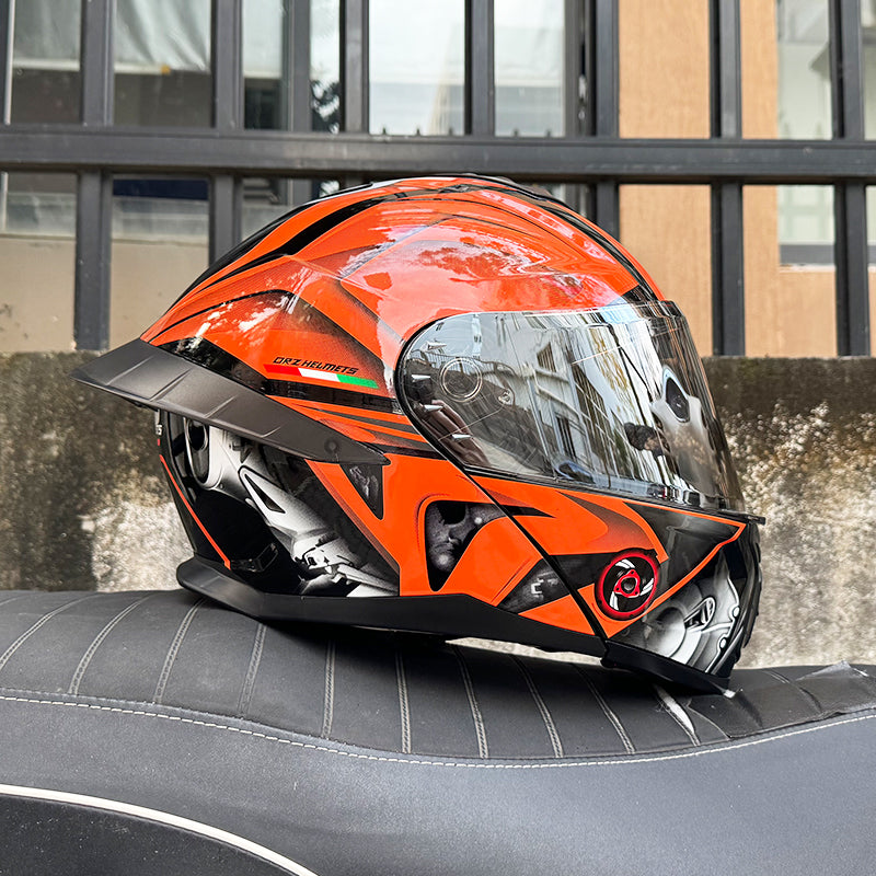 Ice Age 3C DOT Approve Full Face Dual Visors Unisex Bluetooth Motorcycle Helmet