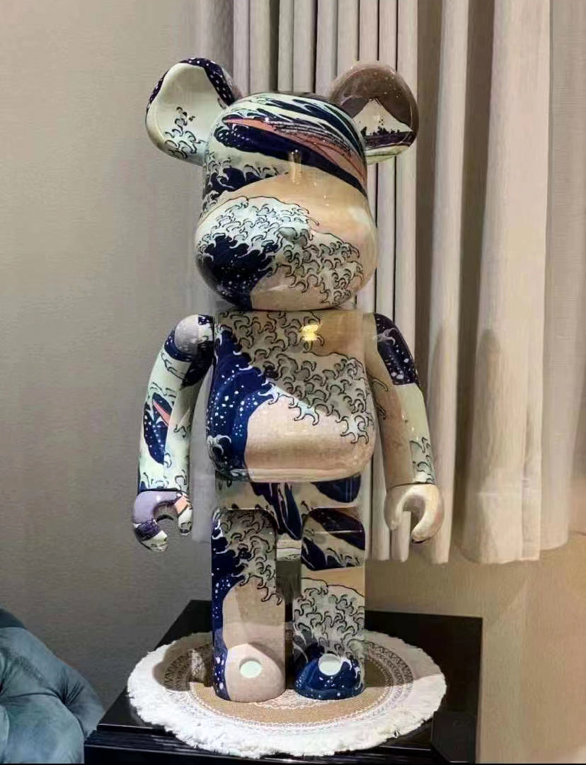 BE@RBRICK 1000% Building Block Figure 70CM Kanagawa Okinami Ura
