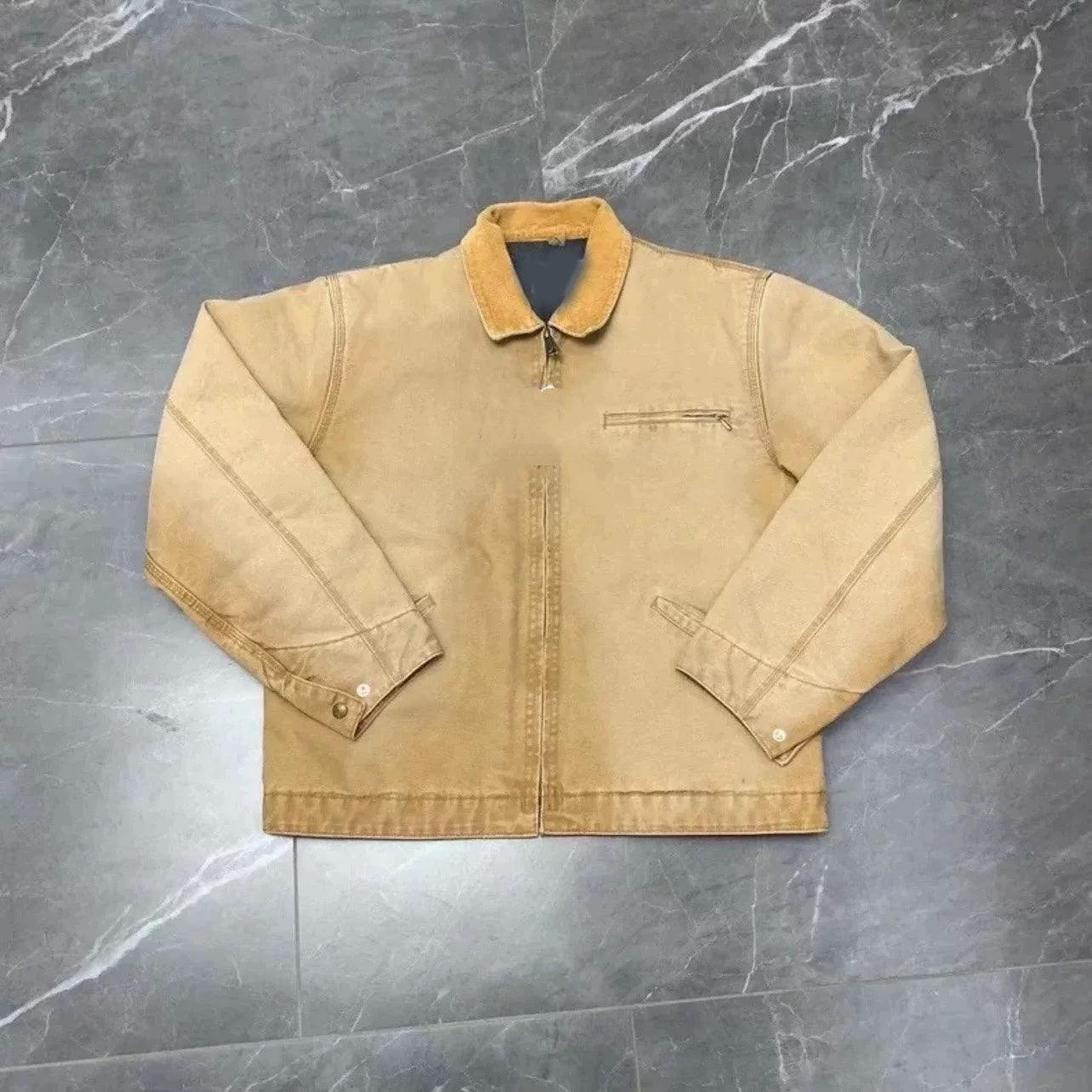 J97 Detroit Jacket - Vintage Canvas J22 Cleanfit Cotton Coat -  