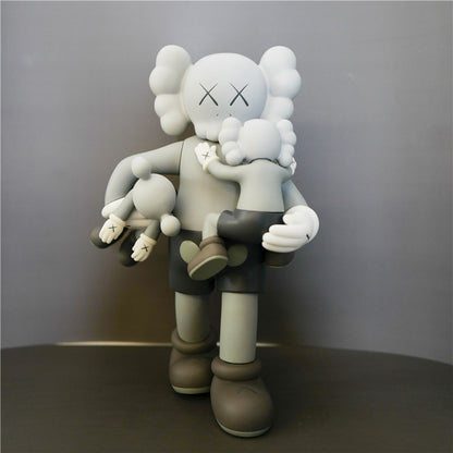 KAWS Figurine Collectible: Toy Handheld Ornament KAWS Covered Face Sesame Street