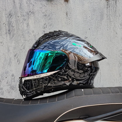 Ice Age 3C DOT Approve Full Face Dual Visors Unisex Bluetooth Motorcycle Helmet