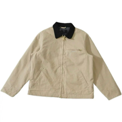J97 Detroit Jacket - Vintage Canvas J22 Cleanfit Cotton Coat -  