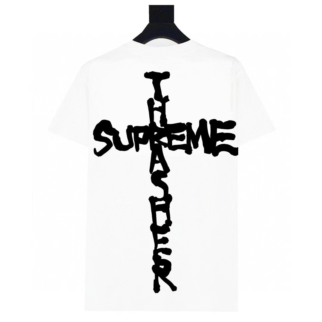 24SS Sup Short-Sleeve T-shirt Retro Unisex 280g Pure Cotton - Donclickin