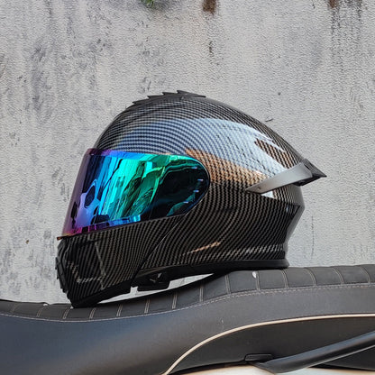 Ice Age 3C DOT Approve Full Face Dual Visors Unisex Bluetooth Motorcycle Helmet