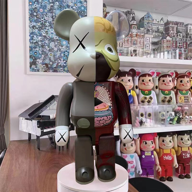 BE@RBRICK 1000% Building Block Figure 70CM | Limited Edition Collectible Bear Toy - KawsGreen