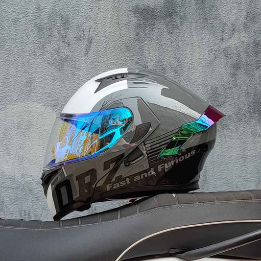 Ice Age  3C DOT Approve Full Face Dual Visors Unisex Bluetooth Motorcycle Helmet - Donclickin