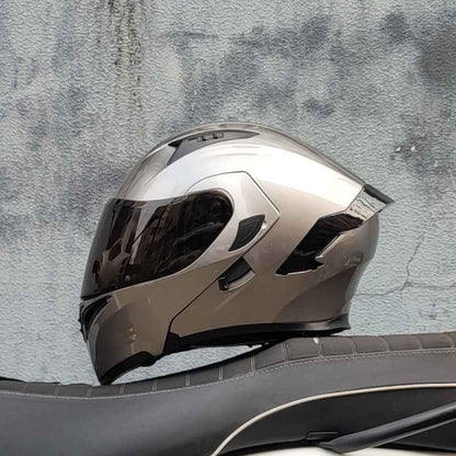Ice Age 3C DOT Approve Full Face Dual Visors Unisex Bluetooth Motorcycle Helmet