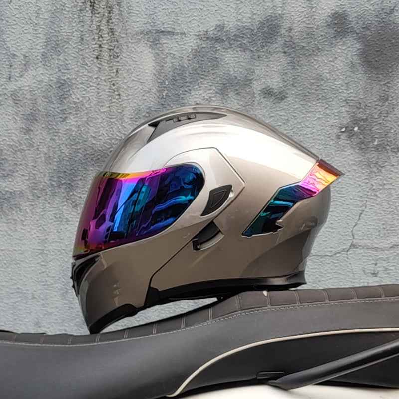 Ice Age 3C DOT Approve Full Face Dual Visors Unisex Bluetooth Motorcycle Helmet
