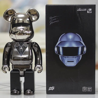 BEARBRICK 400% Block Bear - Art Toy Collectible Figure | Donclickin  Punk Sliver 400% / Dm for Other Style / Restock