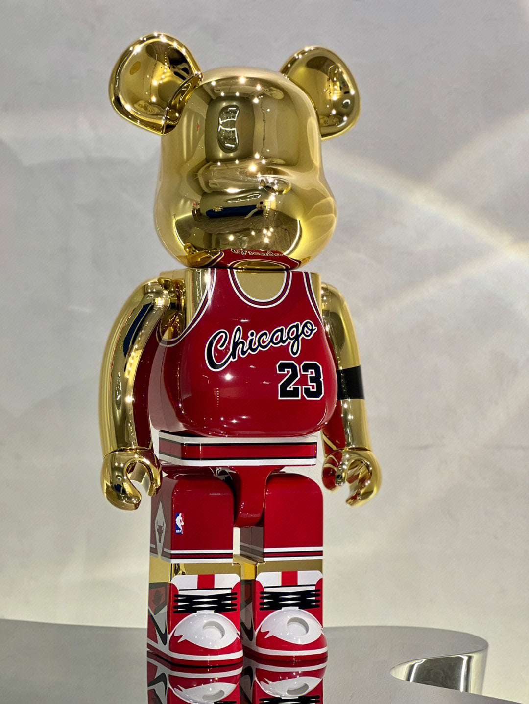 BE@RBRICK 1000% Building Block Figure 70CM | Limited Edition Collectible Bear Toy - Red Jordon