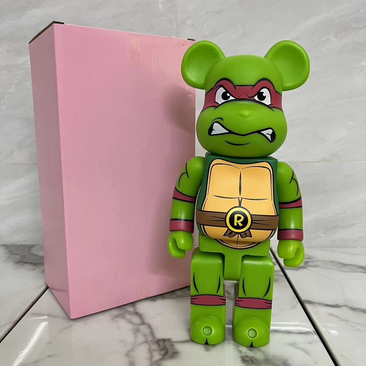 BE@RBRICK 400% Ninja Turtle Building Block Violent Bear Collectible Figure Gift - Ninja / Dm for Other Style / Restock