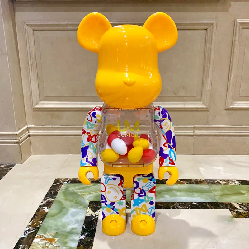 BE@RBRICK 1000% Building Block Figure 70CM | Limited Edition Collectible Bear Toy - Golden egg