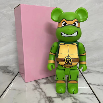 BE@RBRICK 400% Building Block Violence Bear Collectible Toy Action Figure - Ninja Turtle / Dm for Other Style / Restock