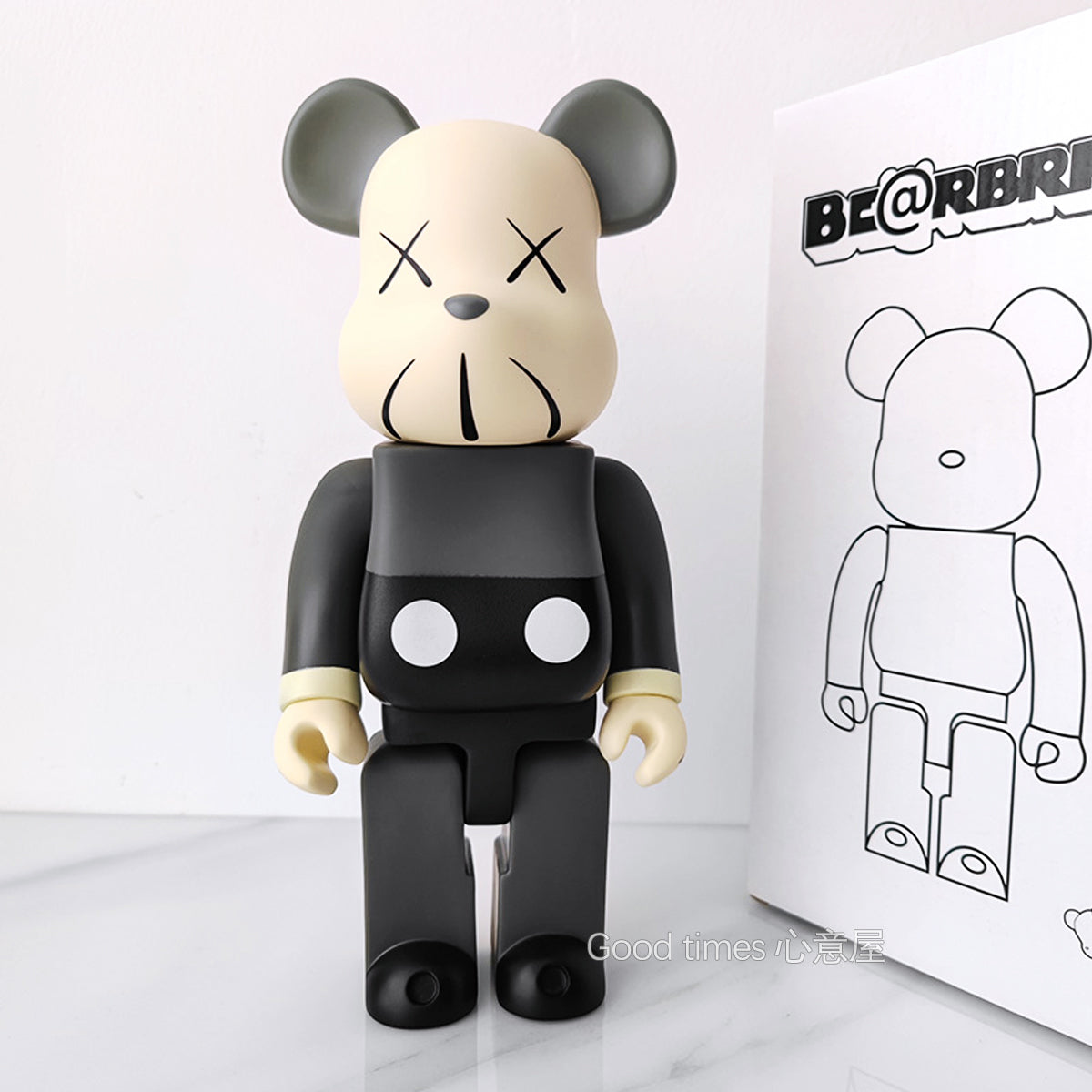BE@RBRICK 400% Ninja Turtle Building Block Violent Bear Collectible Figure Gift - KAWS / Dm for Other Style / Restock