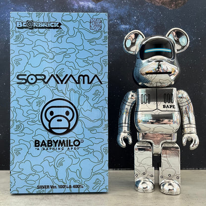 BE@RBRICK 400% Bluetooth Speaker Building Block Violent Bear Collectible Figure
