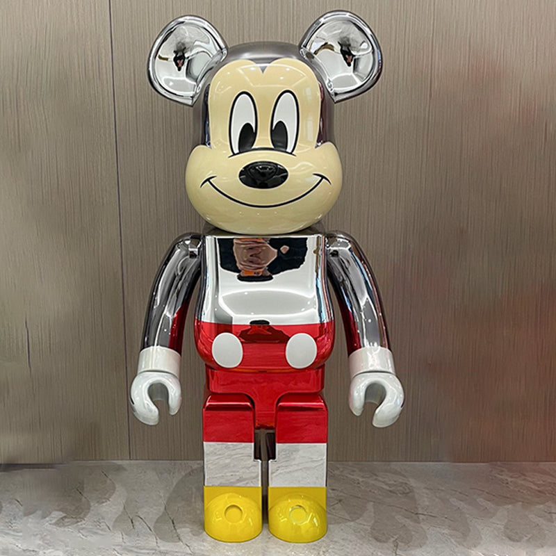 BE@RBRICK 1000% Building Block Figure 70CM | Limited Edition Collectible Bear Toy - PlatedMickey