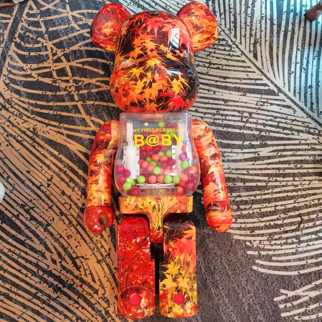 BE@RBRICK 1000% Building Block Figure 70CM | Limited Edition Collectible Bear Toy - Maple leaf