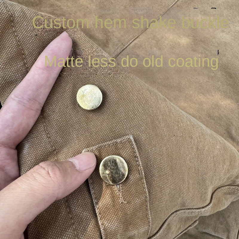 J22/J02 Carhartt Washed Detroit Jacket Vintage Cotton Coats