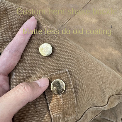 J22/J02 Carhartt Washed Detroit Jacket Vintage Cotton Coats