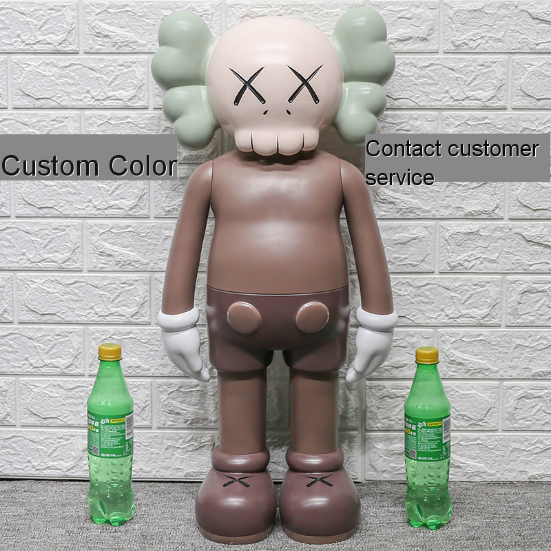 Giant Sitting Figures KAWS Companion Floor Statue - Hypebeast Room Decor - donclickin