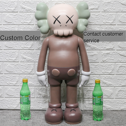 Giant Sitting Figures KAWS Companion Floor Statue - Hypebeast Room Decor - donclickin