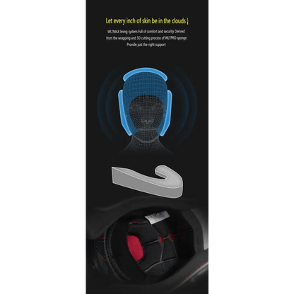 Cyberpunk Mecha Full Face Helmet - NBTK Bluetooth Dual Visor (3C DOT Certified)