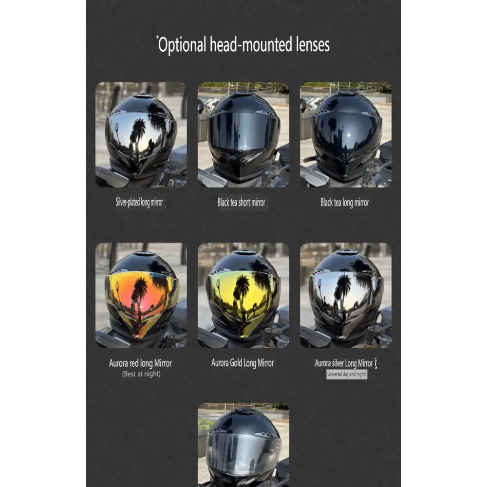 Cyberpunk Mecha Full Face Helmet - NBTK Bluetooth Dual Visor (3C DOT Certified)