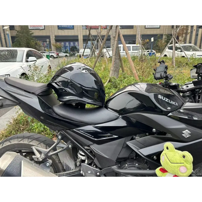 Cyberpunk Mecha Full Face Helmet - NBTK Bluetooth Dual Visor (3C DOT Certified)