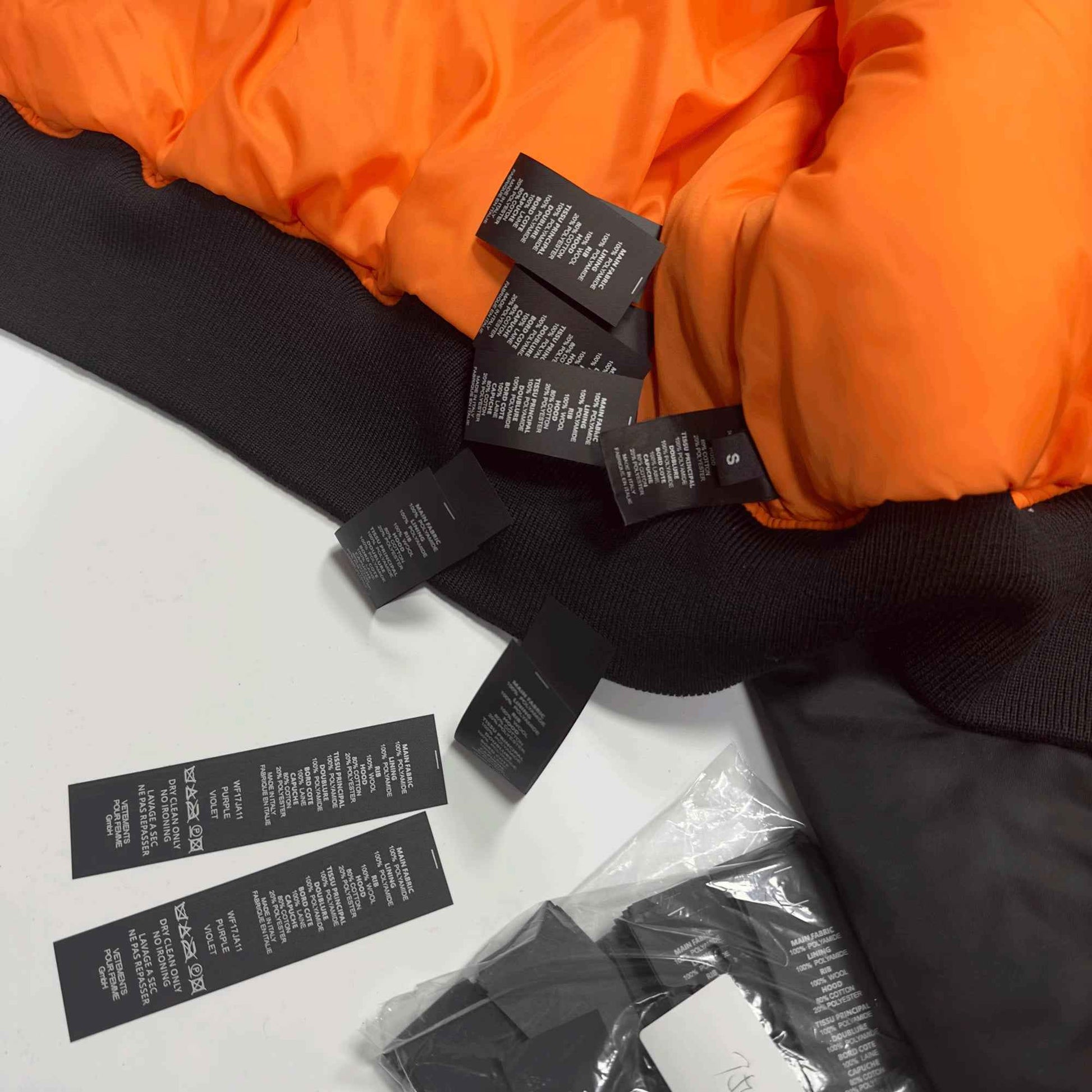 Revised Vetements Pentagram Bomber - Cropped Hooded Jacket  