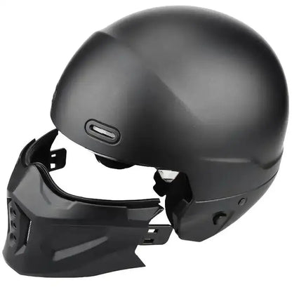 Shadow Scorpion Motorcycle Helmet - Full Face DOT Approved for Harley Cruiser Bike Class A 3C