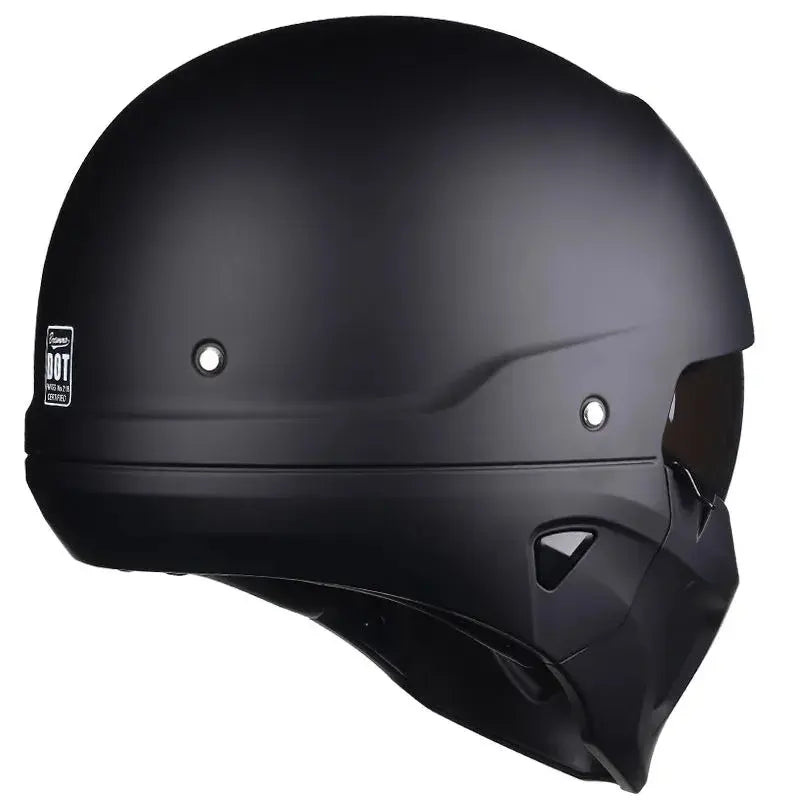 Shadow Scorpion Motorcycle Helmet - Full Face DOT Approved for Harley Cruiser Bike Class A 3C