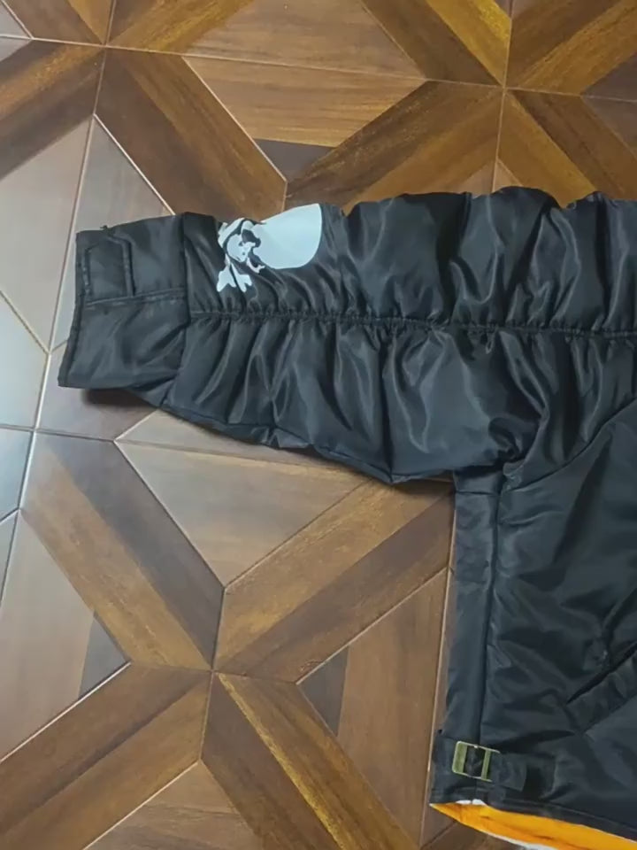 Graliz LEARL Project 25FW Mastermind Skull Puffer - Collarless Cropped Jacket