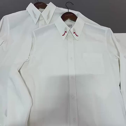 Yohji Dark Angel Wing Shirt – 02AW Archive Embroidered Design