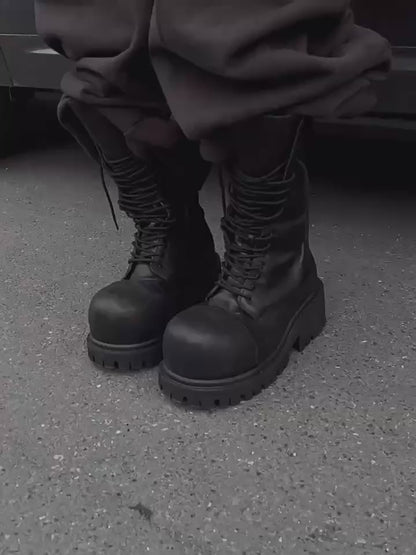 New 24FW Stomper Boots – Imported Vegetable-Tanned Tumbled Leather