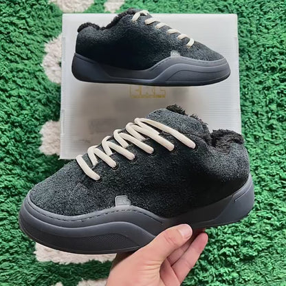 Revised ERL Wave Chunky Skate Sneaker - Pirate Black Vamps
