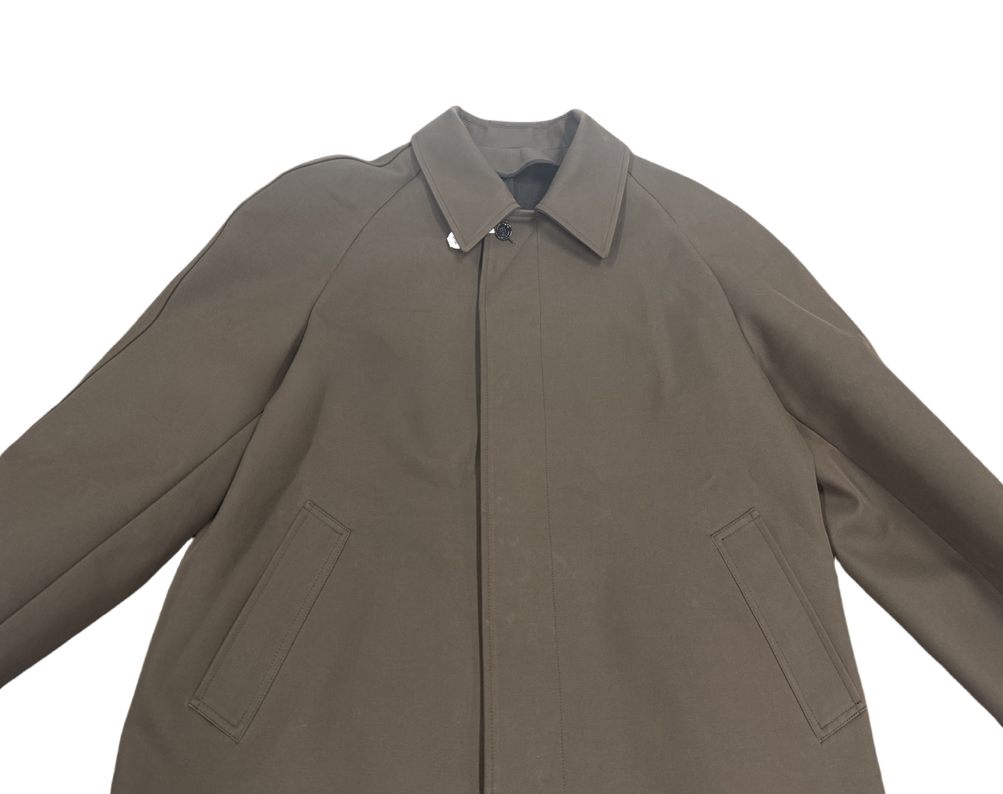 24FW Lemaire Wool Blend Coat – Heavyweight Raglan Long Trench