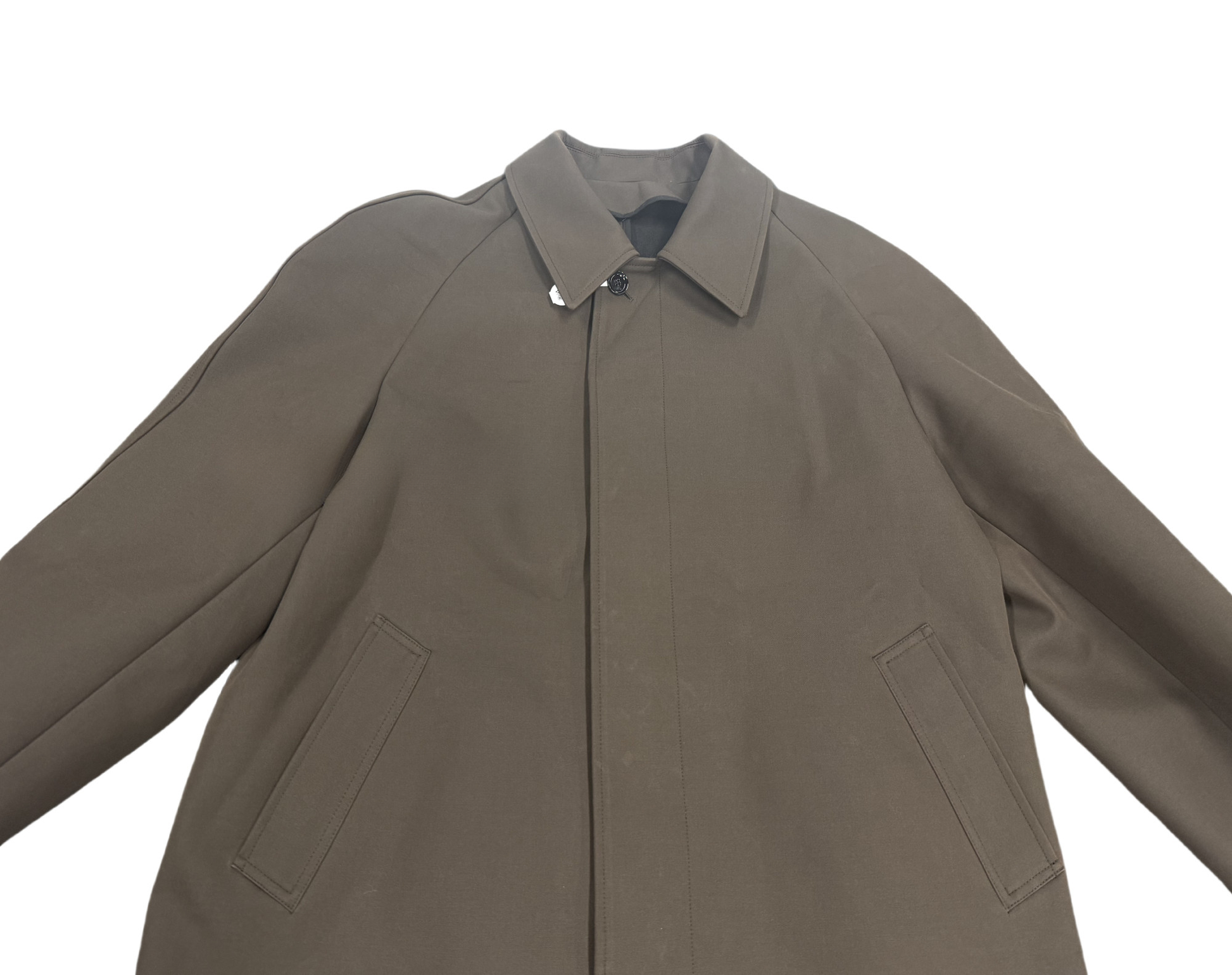 24FW Lemaire Wool Blend Coat – Heavyweight Raglan Long Trench