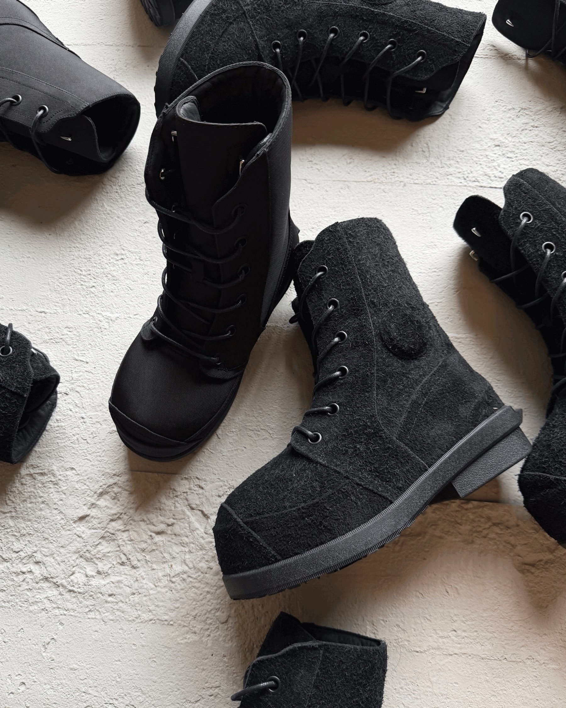BAZO_1199 Bunny Boots - UDG Distressed Suede & Top-Grain Leather 