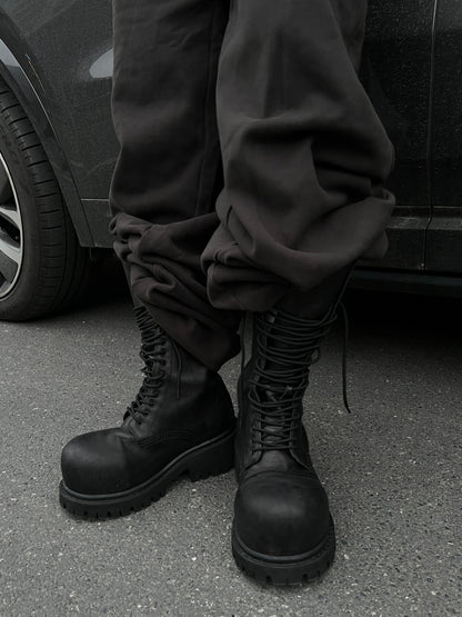 New 24FW Stomper Boots – Imported Vegetable-Tanned Tumbled Leather